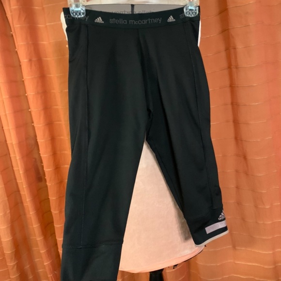 🔵 Stella McCarthy X Adidas black leggings with compression like new XS - Picture 3 of 10